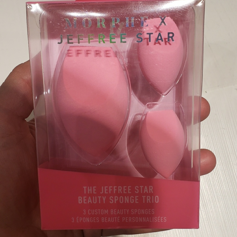 Morphe X Jeffree Star Beauty Sponge Trio In Hand! - Picture 2 of 2
